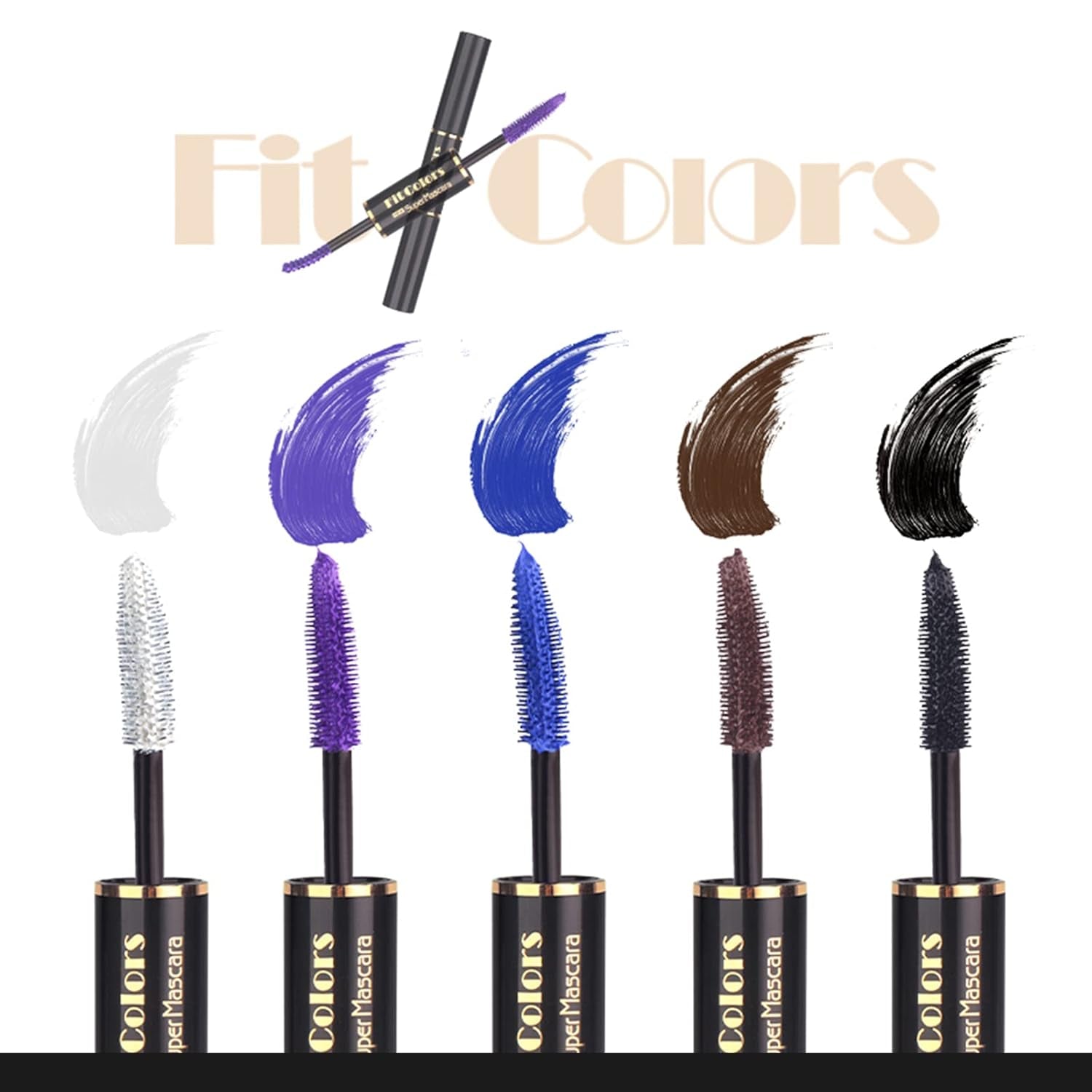 Fit Colours Super Mascara - Dark Brown (Double Head)