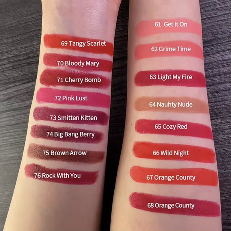 Charmacy Milano Newest Colours Waterproof Lipstick 