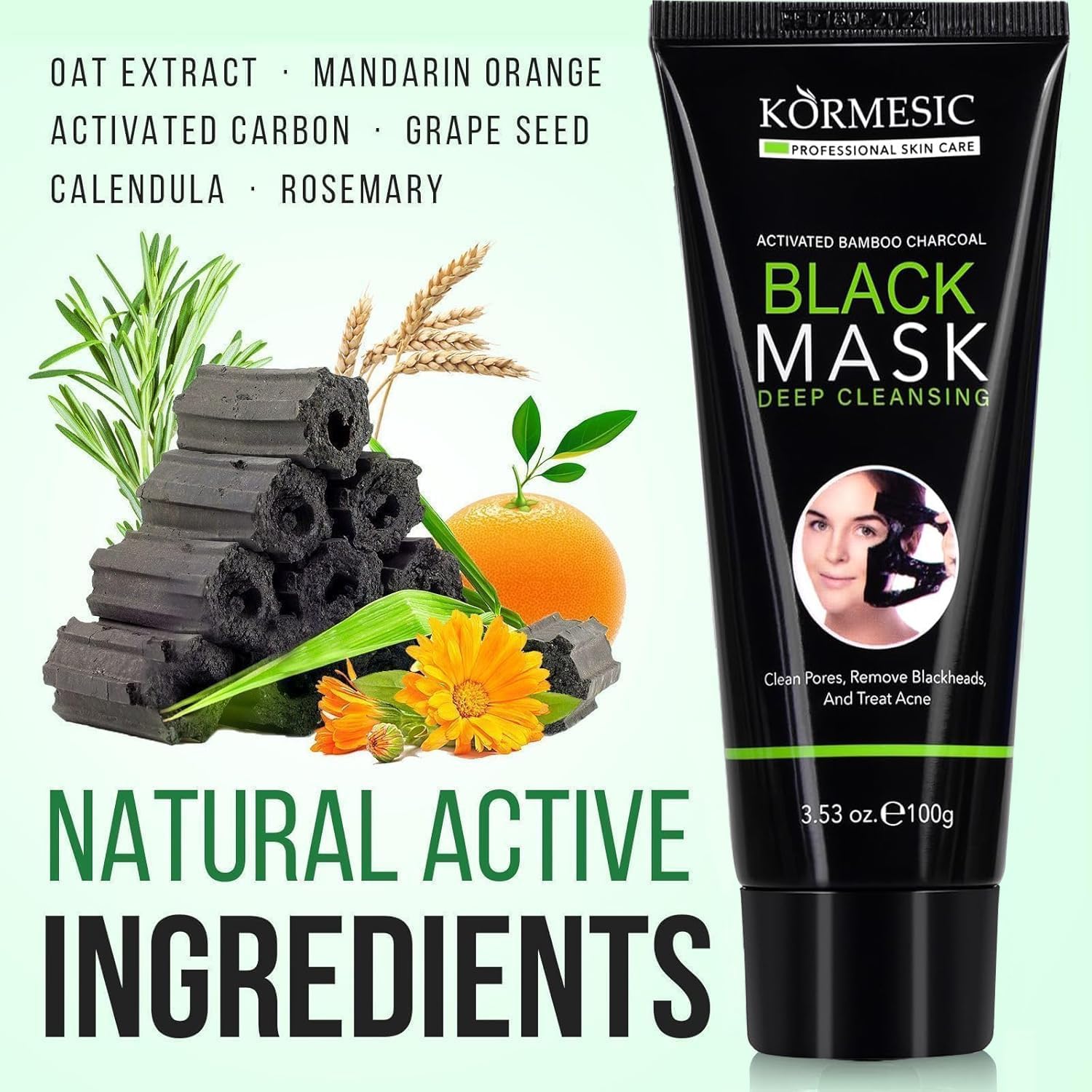Blackhead Remover Mask - for Women and Men - Activated Charcoal Peel off Face Mask - Deep Pore Cleaner Nose Blackhead Remover Pore Release - Black Head Remover for Face
