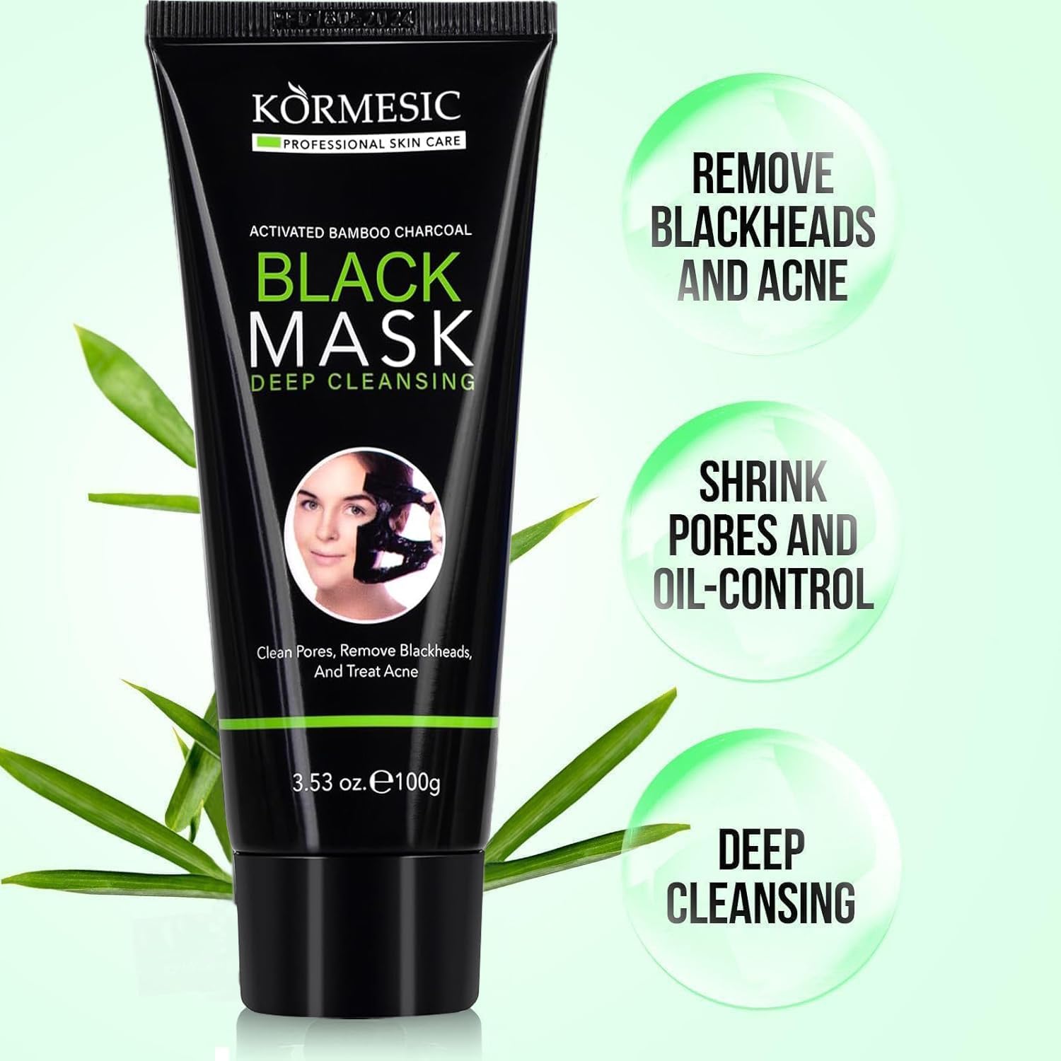 Blackhead Remover Mask - for Women and Men - Activated Charcoal Peel off Face Mask - Deep Pore Cleaner Nose Blackhead Remover Pore Release - Black Head Remover for Face