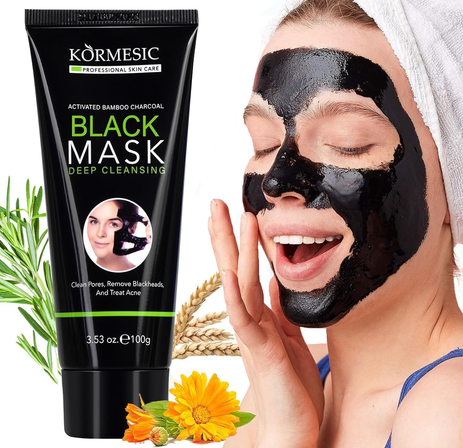 Blackhead Remover Mask - for Women and Men - Activated Charcoal Peel off Face Mask - Deep Pore Cleaner Nose Blackhead Remover Pore Release - Black Head Remover for Face