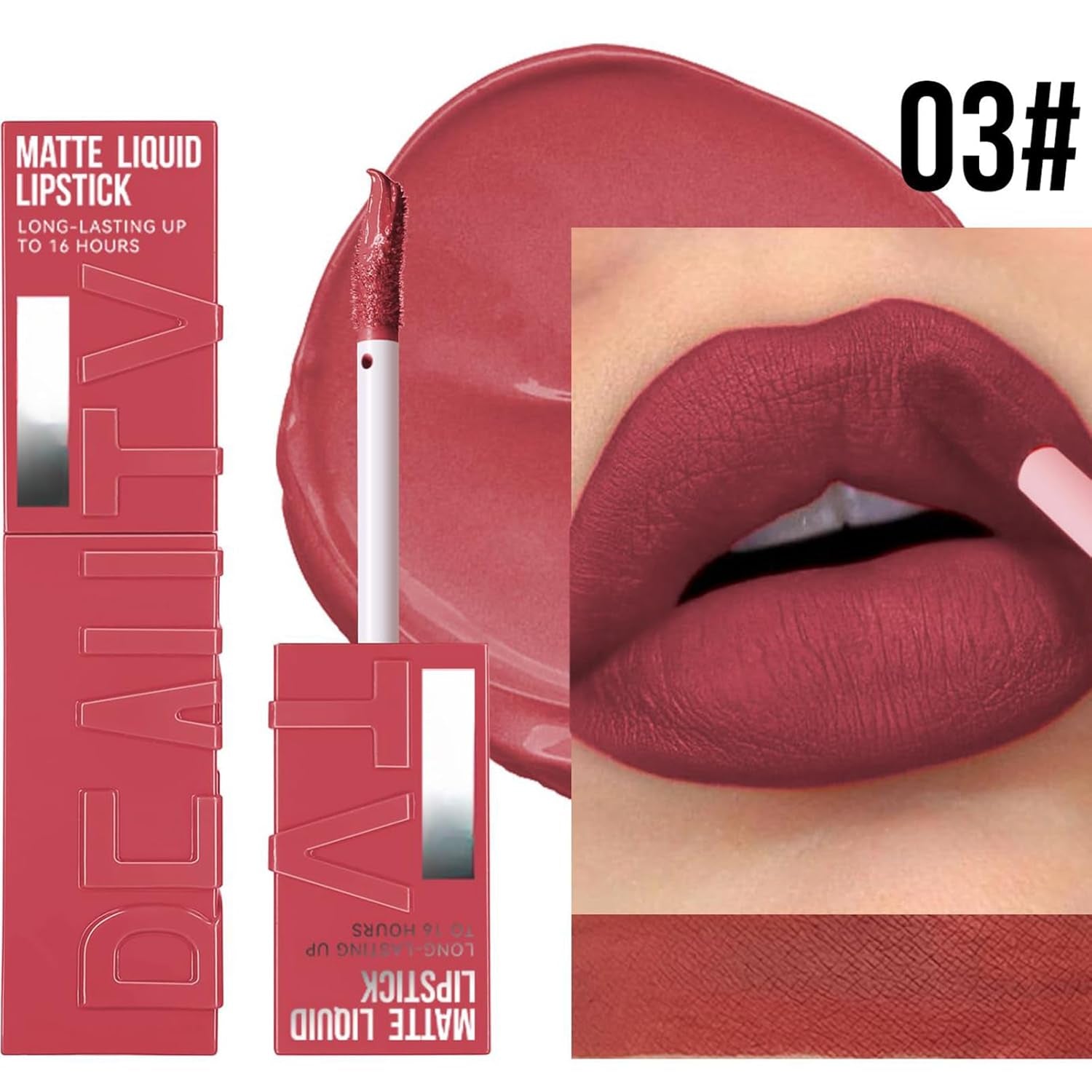 MLSMILE Matte Pink Lipstick