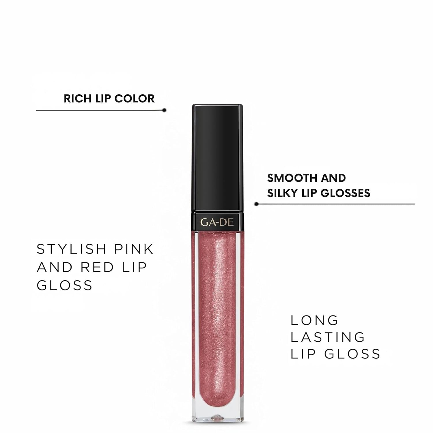 GA-DE Crystal Lights Lip Gloss 520 Rose Diamond