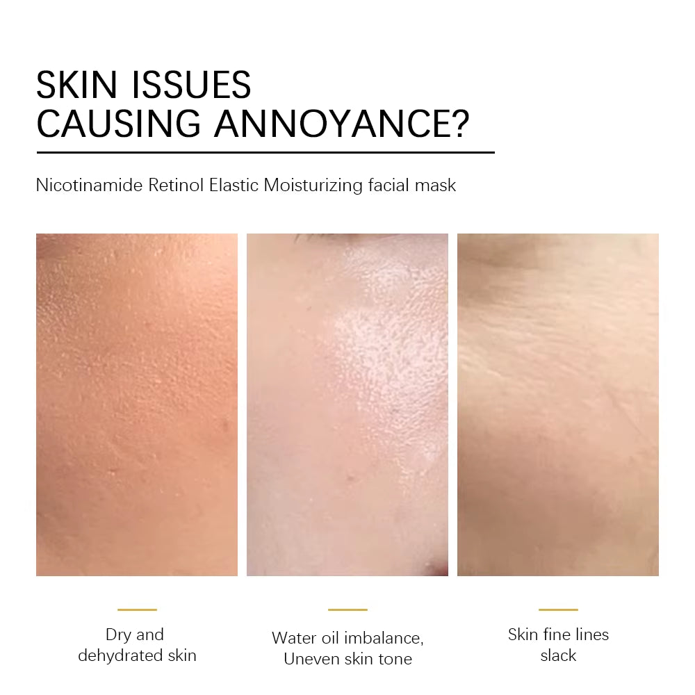 P.TWO.P Niacinamide & Retinol Moisturise Elasticoc No Wash Face Mask 